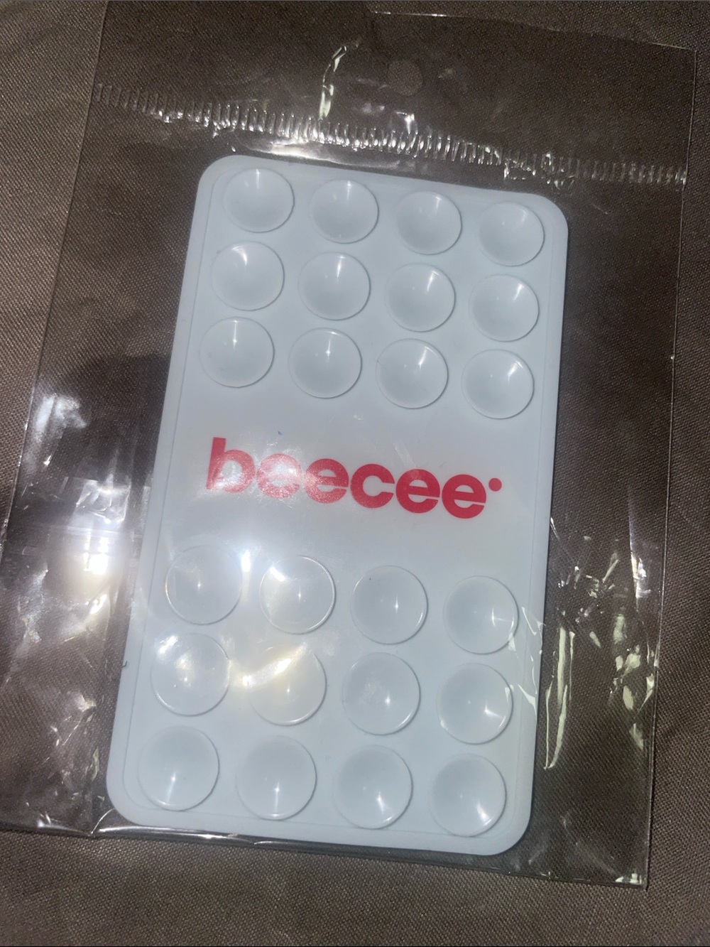 Beecee branded silicone suction cup phone mount